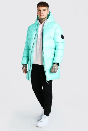 High Shine Longline Puffer