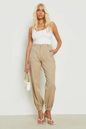 High Waisted Relax Fit Cargo Pants