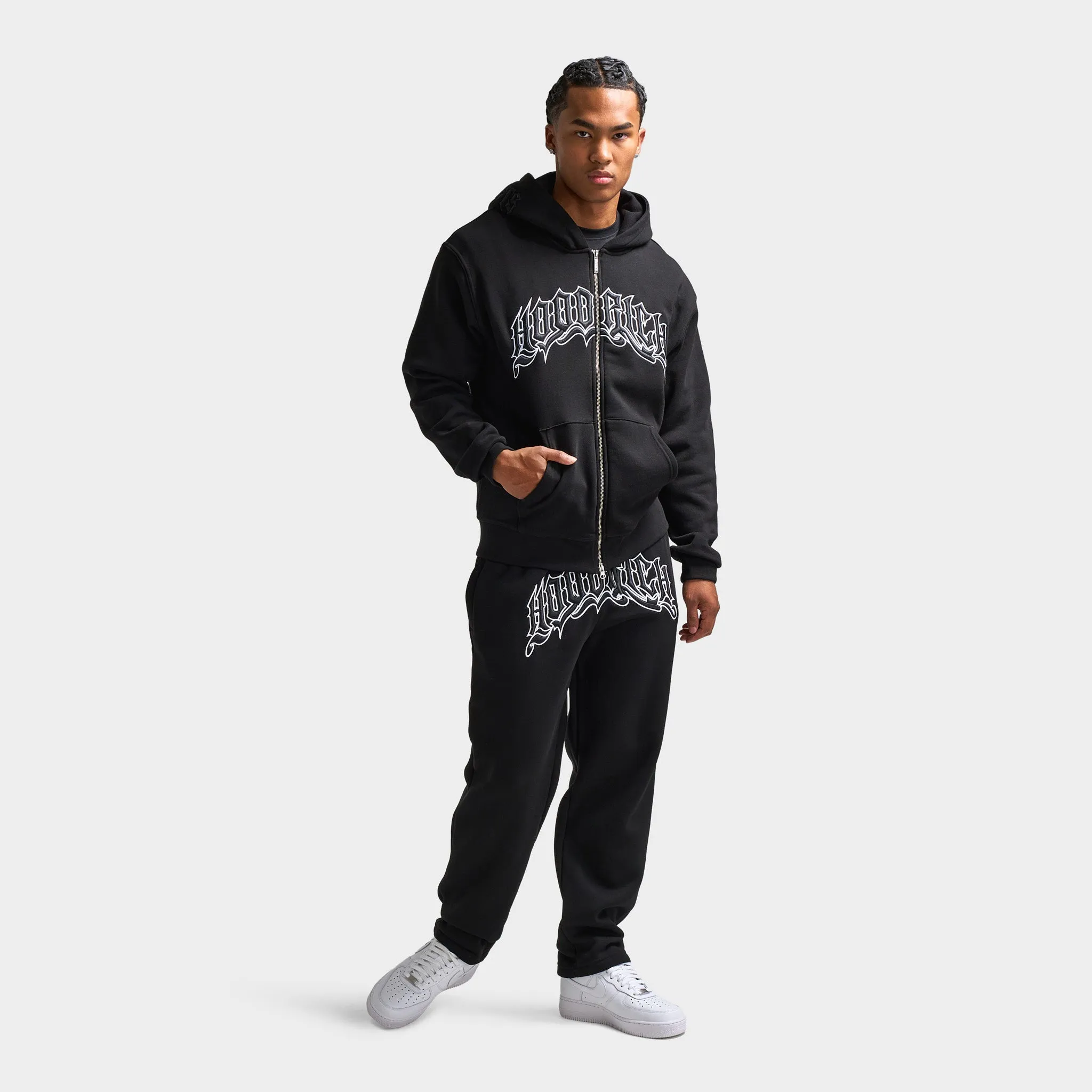 Hoodrich Ritual Zip-Up Hoodie / Black