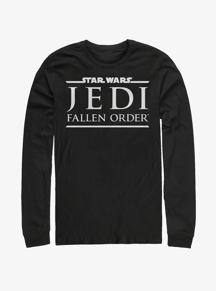 Hot Topic Star Wars Jedi Fallen Order Logo Long-Sleeve T-Shirt