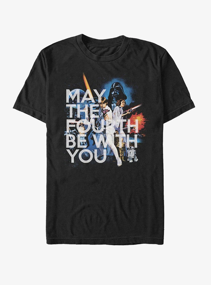 Hot Topic Star Wars Original May the Fourth T-Shirt