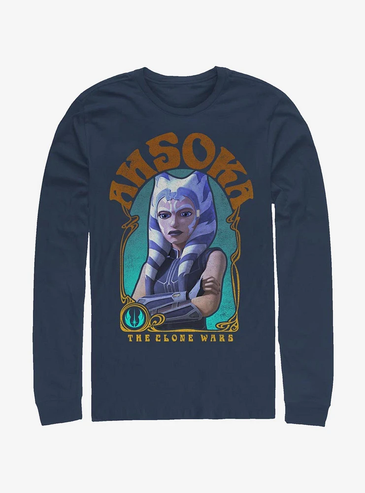 Hot Topic Star Wars The Clone Ahsoka Nouveau Long-Sleeve T-Shirt