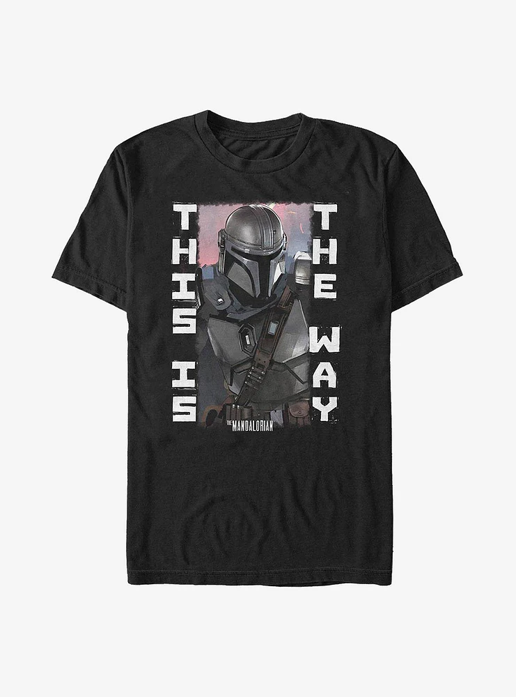 Hot Topic Star Wars The Mandalorian Blaster Battle T-Shirt