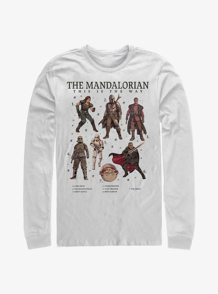 Hot Topic Star Wars The Mandalorian This Is Way Textbook Long-Sleeve T-Shirt