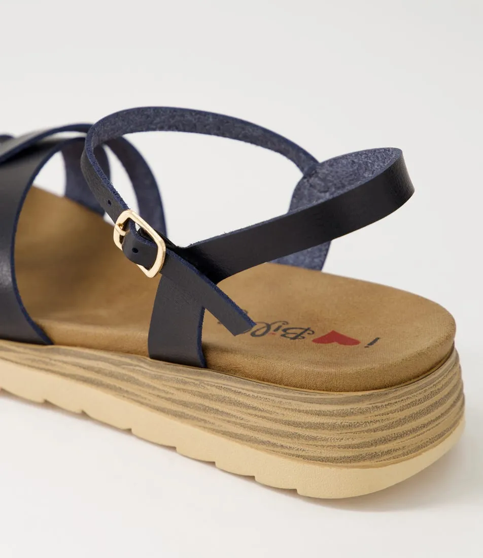 I LOVE BILLY Telement Black Sandals