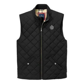 In Blues We Trust Flying V Logo Brooks Brothers Quilted Vest (Men)