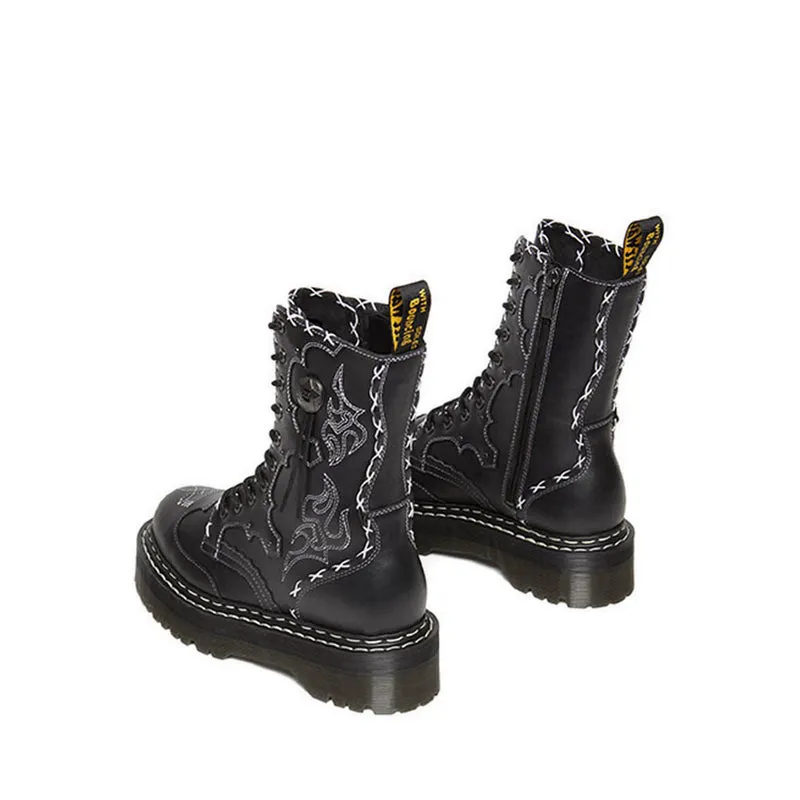 Jadon Hi Strap WANAMA Unisex Boots- Black