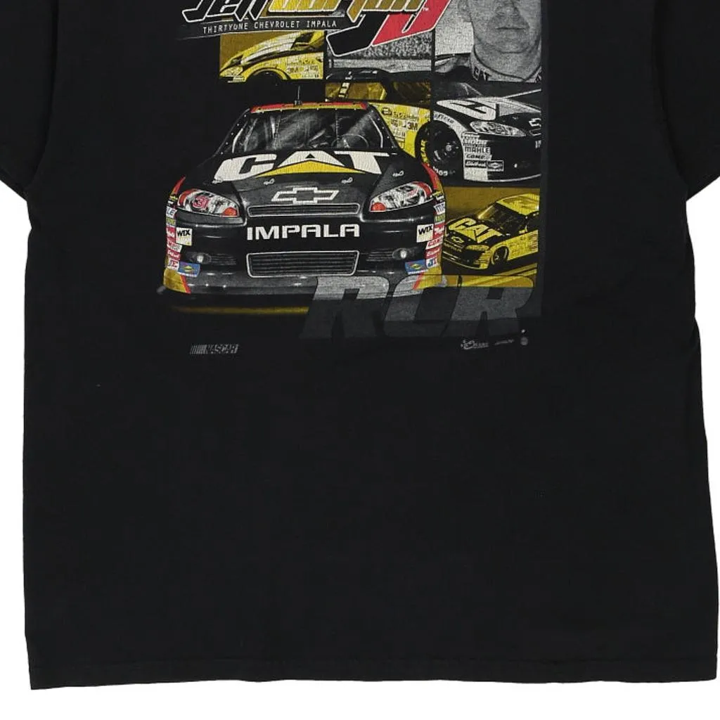 Jeff Burton Chase Authentics Nascar T-Shirt - XL Black Cotton