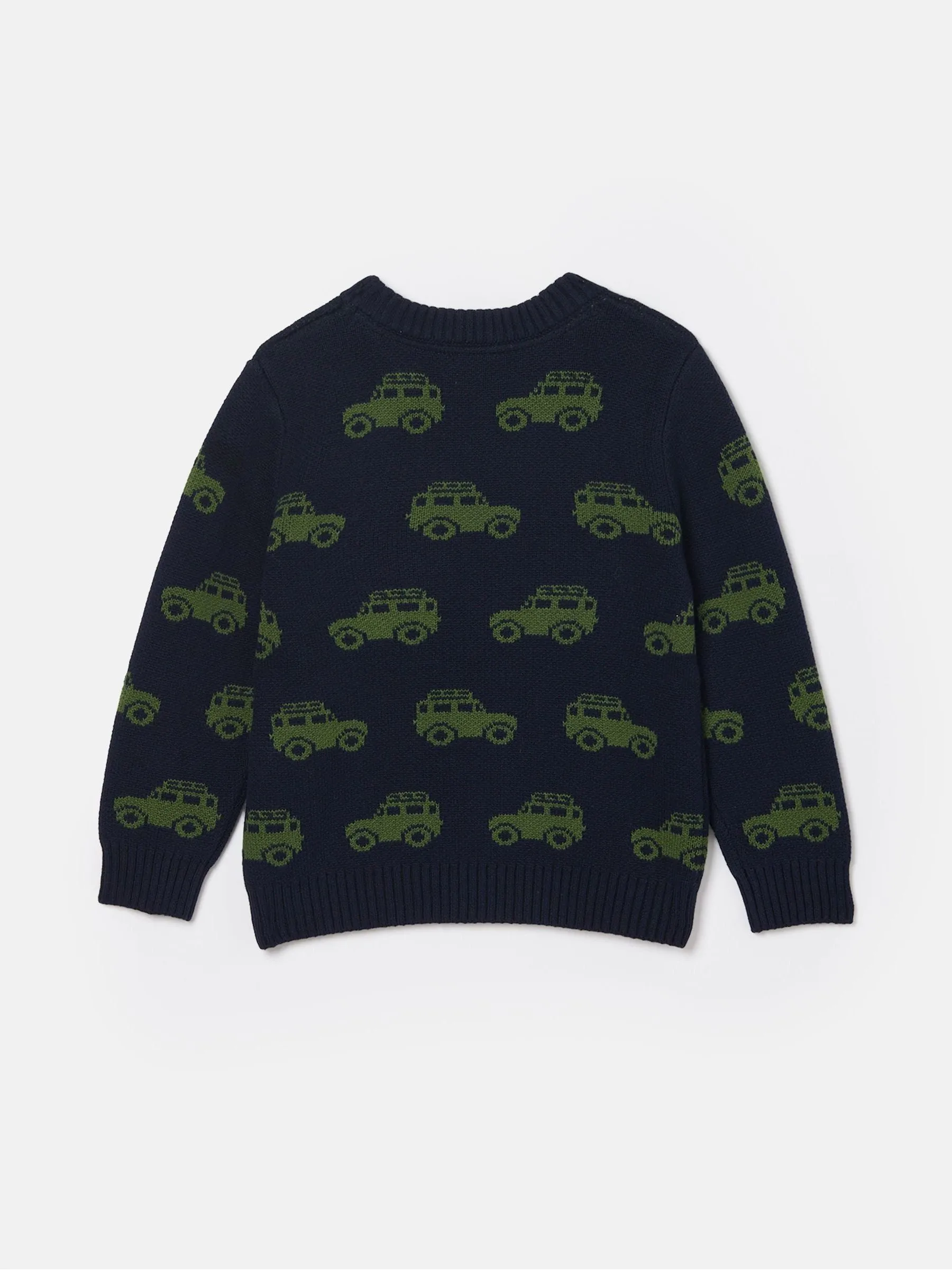 Joules Burton Intarsia Knitted Jumper