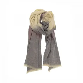 JOY SUSAN DAMASK OMBRE SCARF FOG