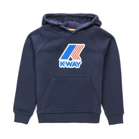 K-Way Blue Hoodie For Boy And Teen