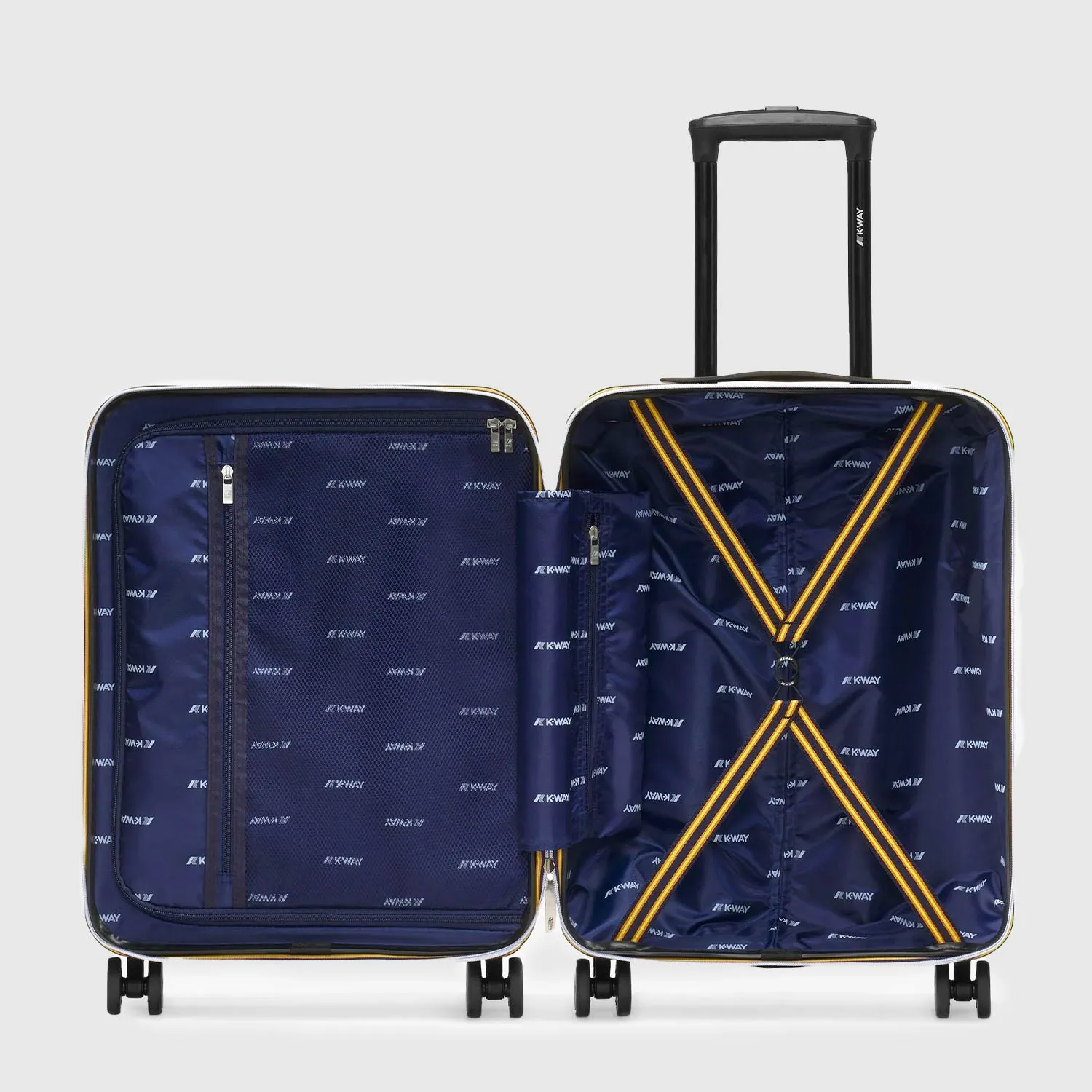 K-Way Yellow Trolley Suitcase