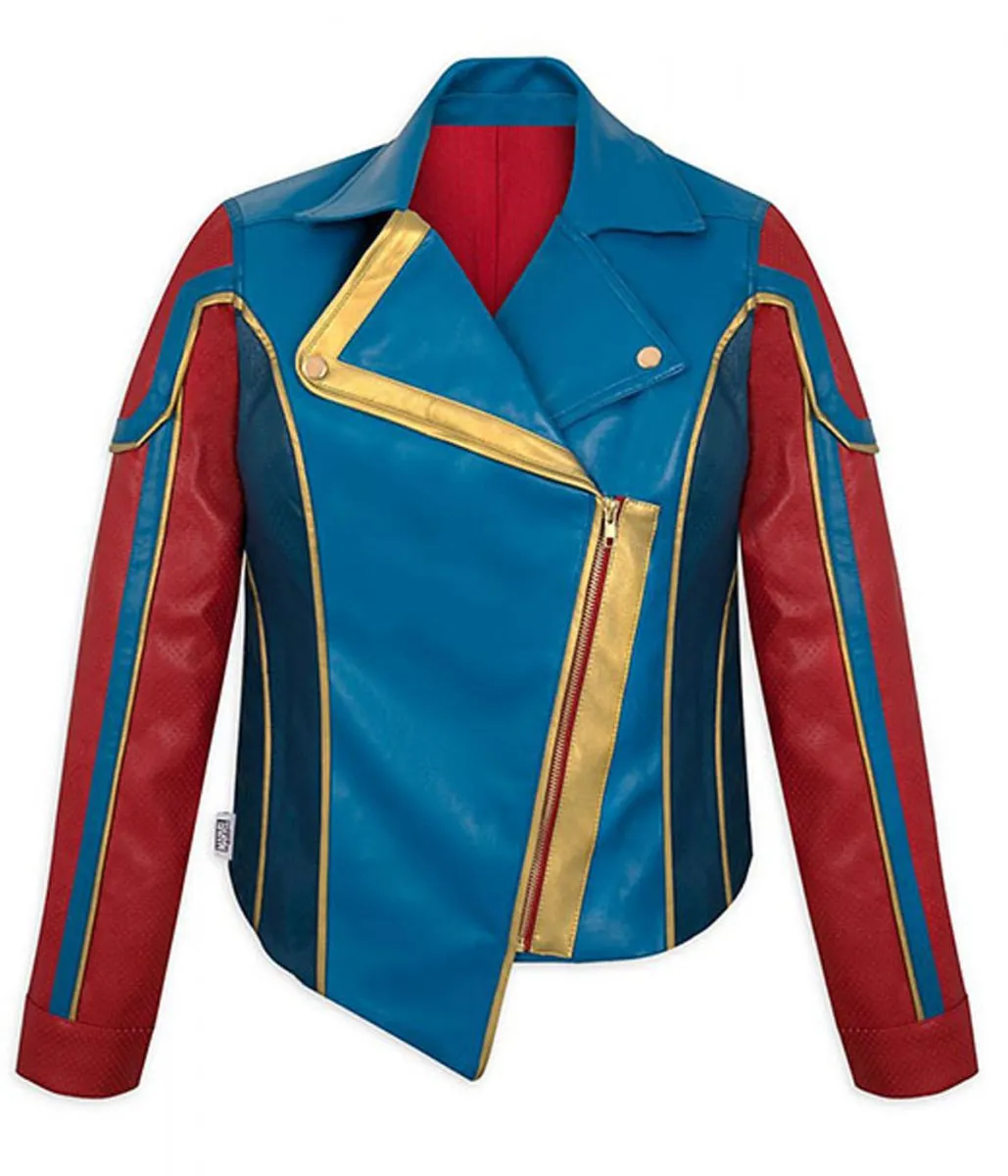 Kamala Khan Ms. Marvel Red and Blue Jacket