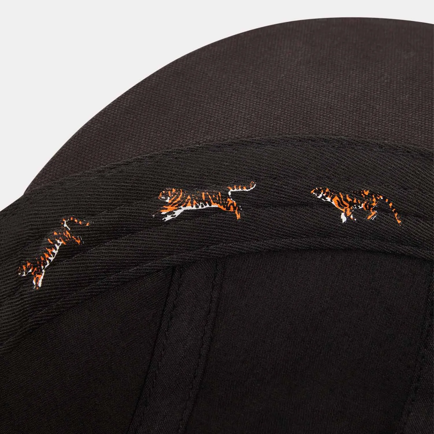 Kenzo BOKE FLOWER BASEBALL HAT, Black 