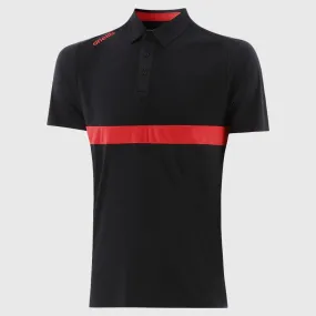 Kids' Aspire Polo Shirt Black / Red
