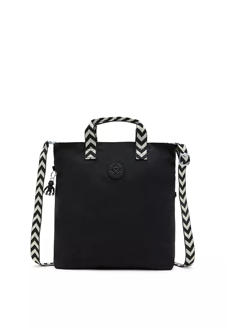 Kipling Kipling RADWAN UP Black Chevron Tote Bag