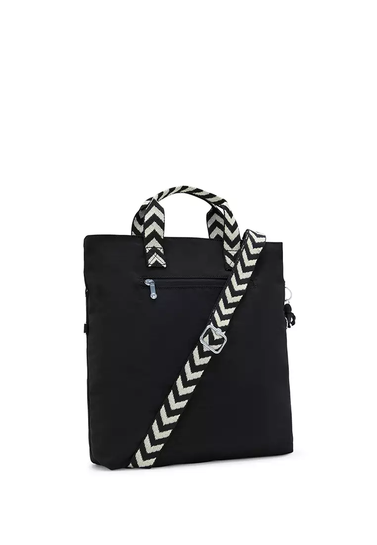 Kipling Kipling RADWAN UP Black Chevron Tote Bag