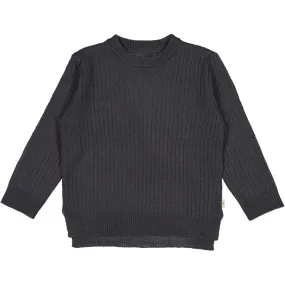 Knit Pullover Harper - black granite