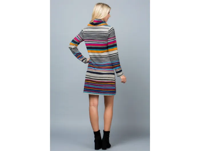 LA Soul Women's Cowl Neck Tunic Dress