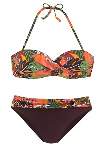 LASCANA Wired Bandeau Bikini | Grattan