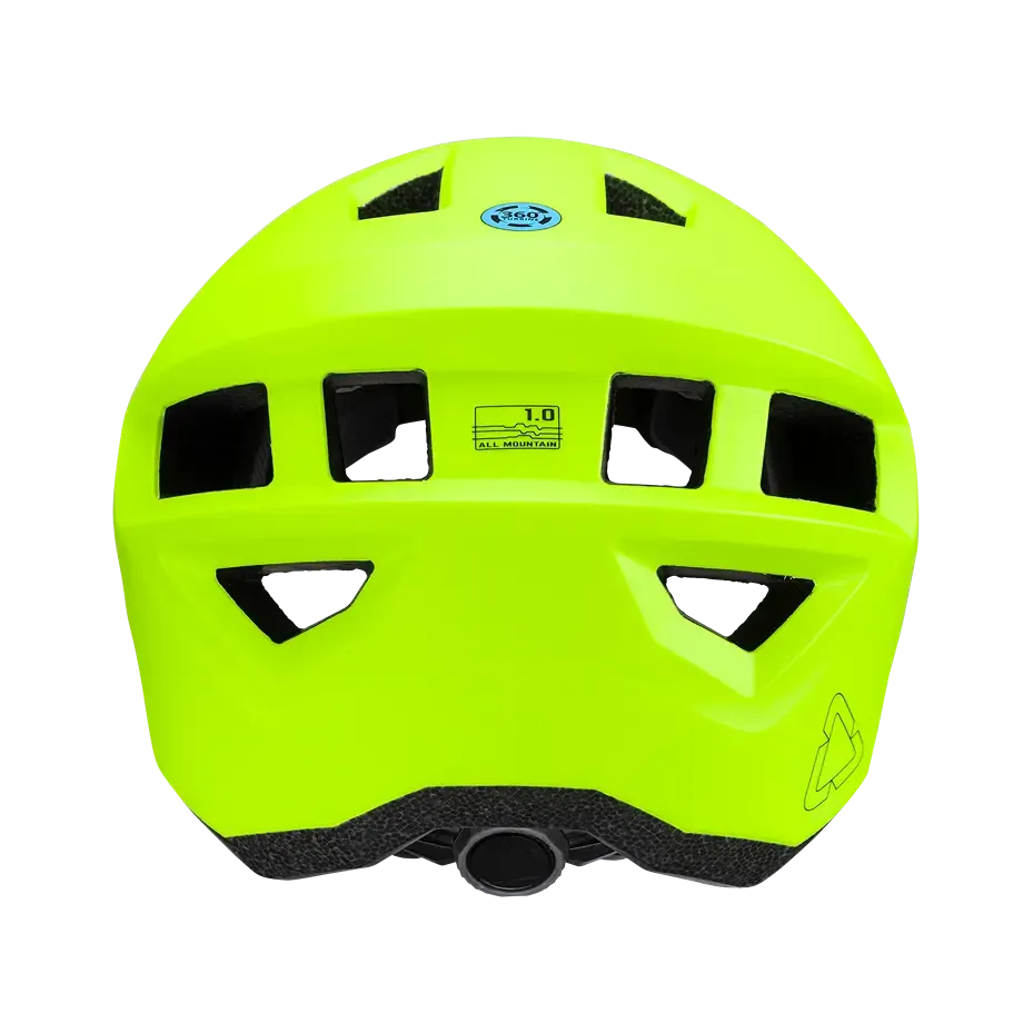 Leatt AllMtn 1.0 MTB Helmet - Lime - 2024