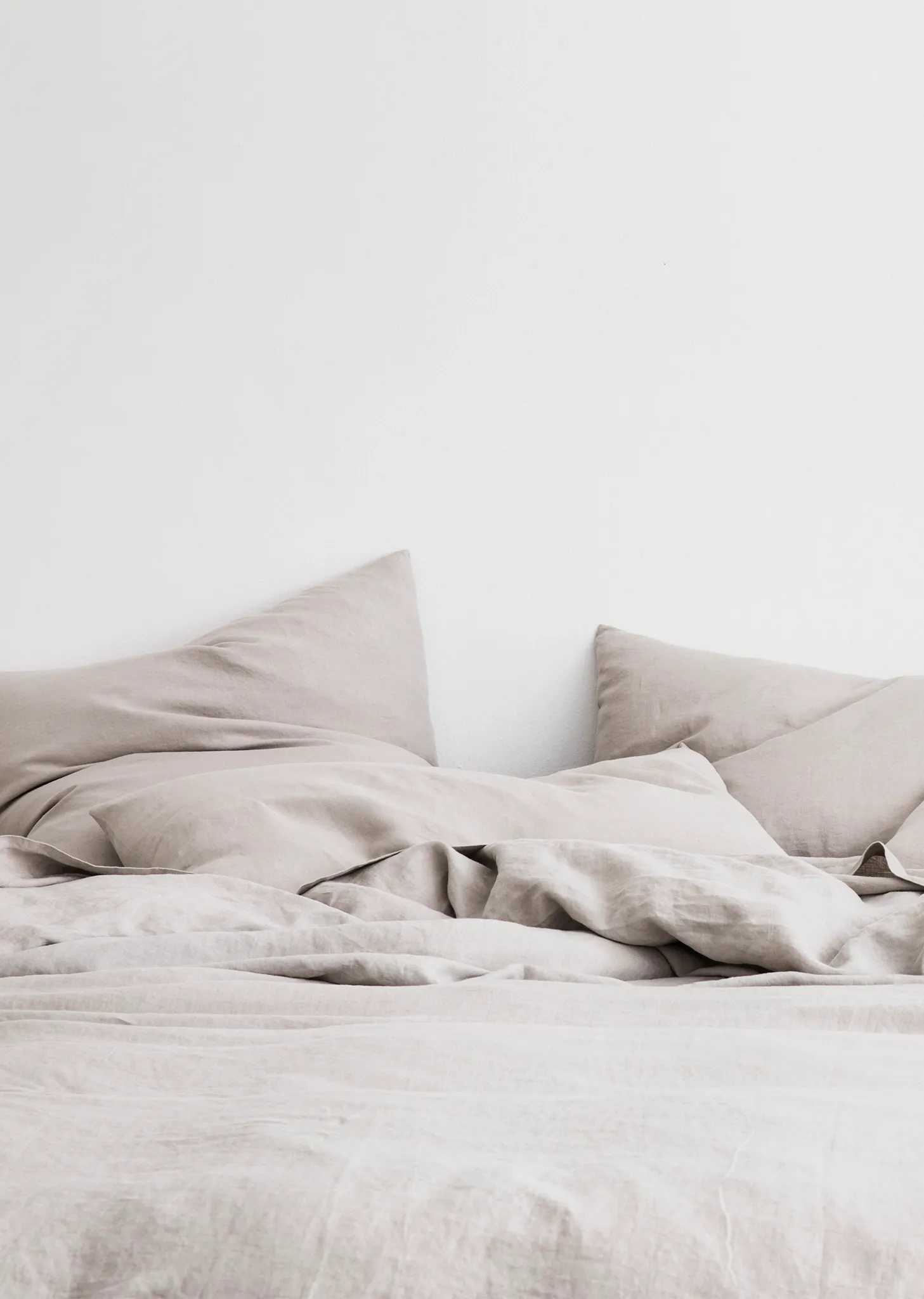 Linen King Duvet Cover Set - Smoke Gray