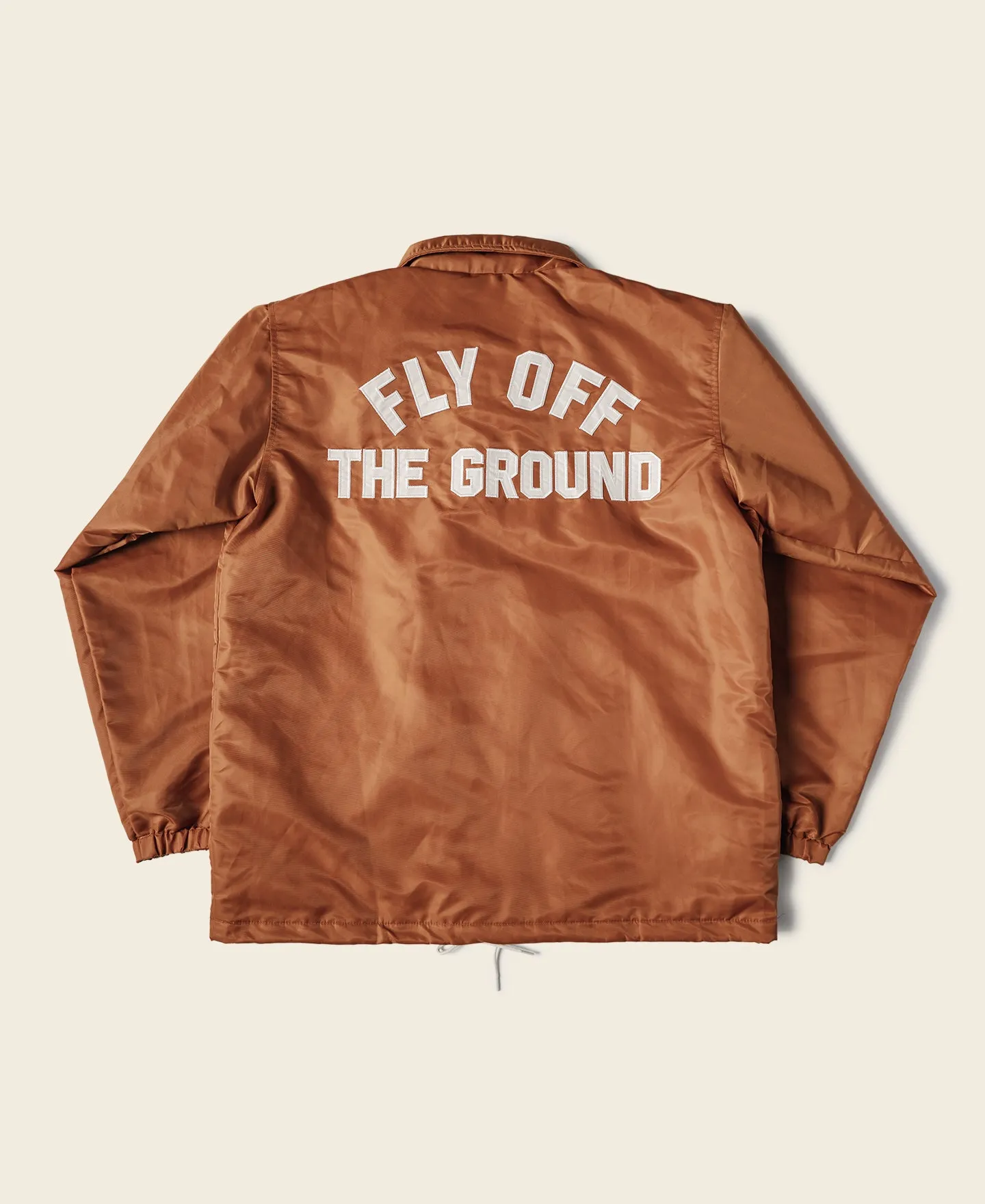 Logo-Appliqued Nylon Coach Jacket - Orange