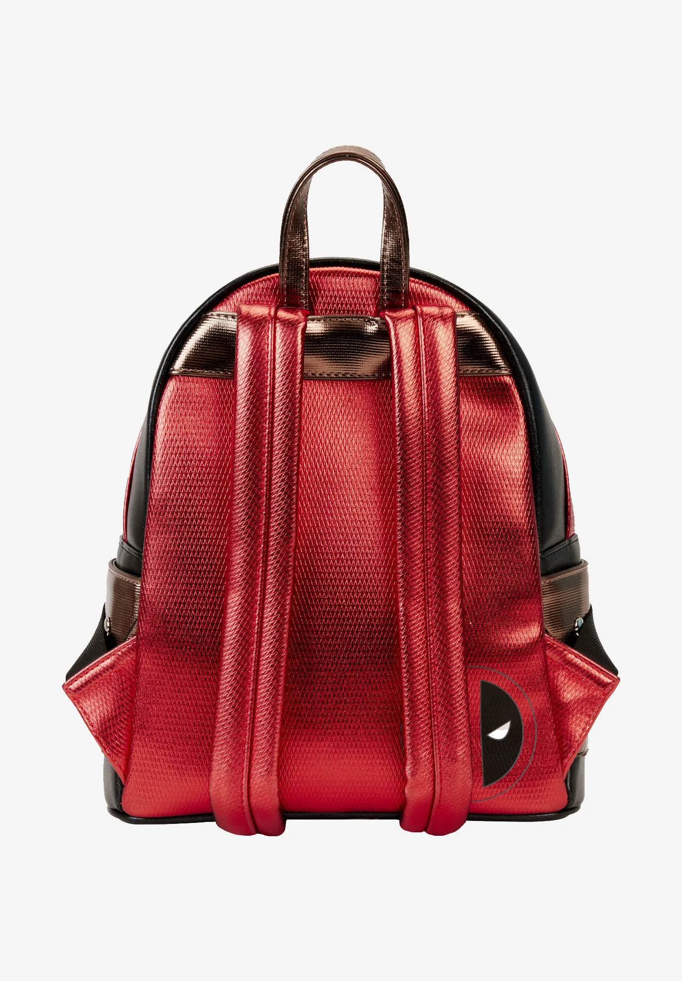 Loungefly X Marvel Deadpool Mini Backpack Metallic Red