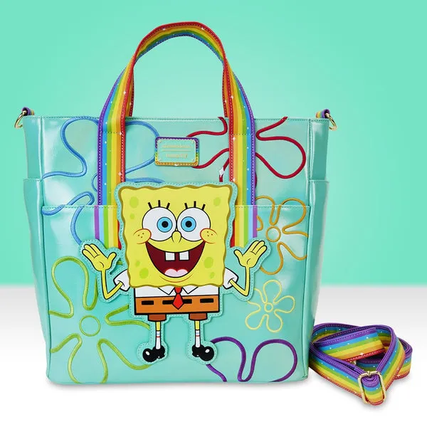 Loungefly x Nickelodeon SpongeBob SquarePants Imagination Convertible Tote Bag