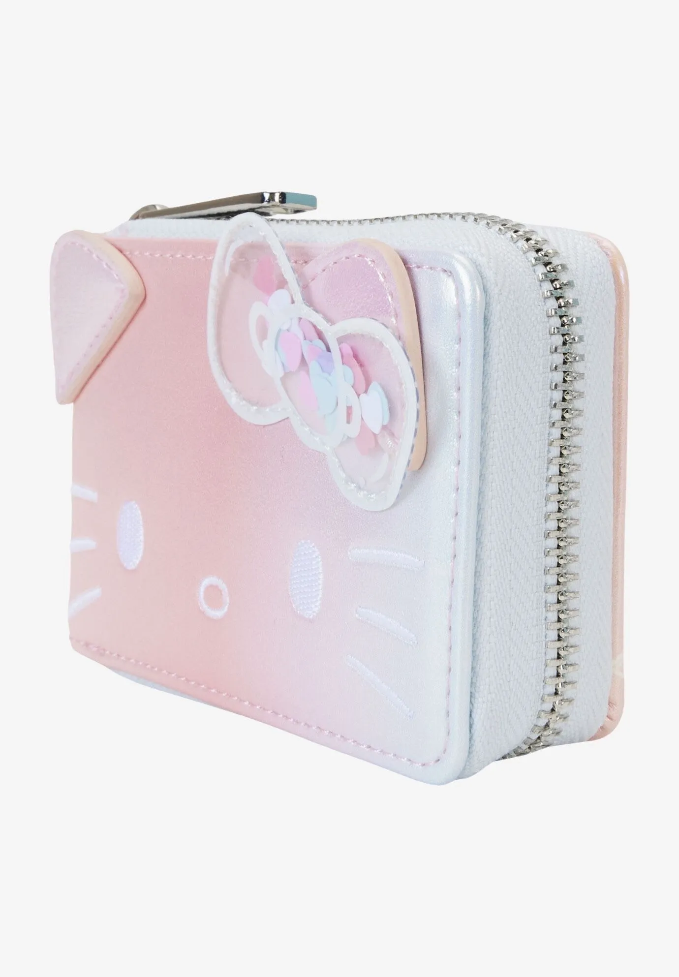 Loungefly X Sanrio Hello Kitty Zip Accordion Wallet Clear & Cute