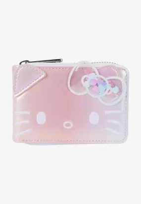 Loungefly X Sanrio Hello Kitty Zip Accordion Wallet Clear & Cute