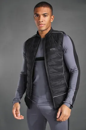 Man Active Gym Puffer Body Warmer