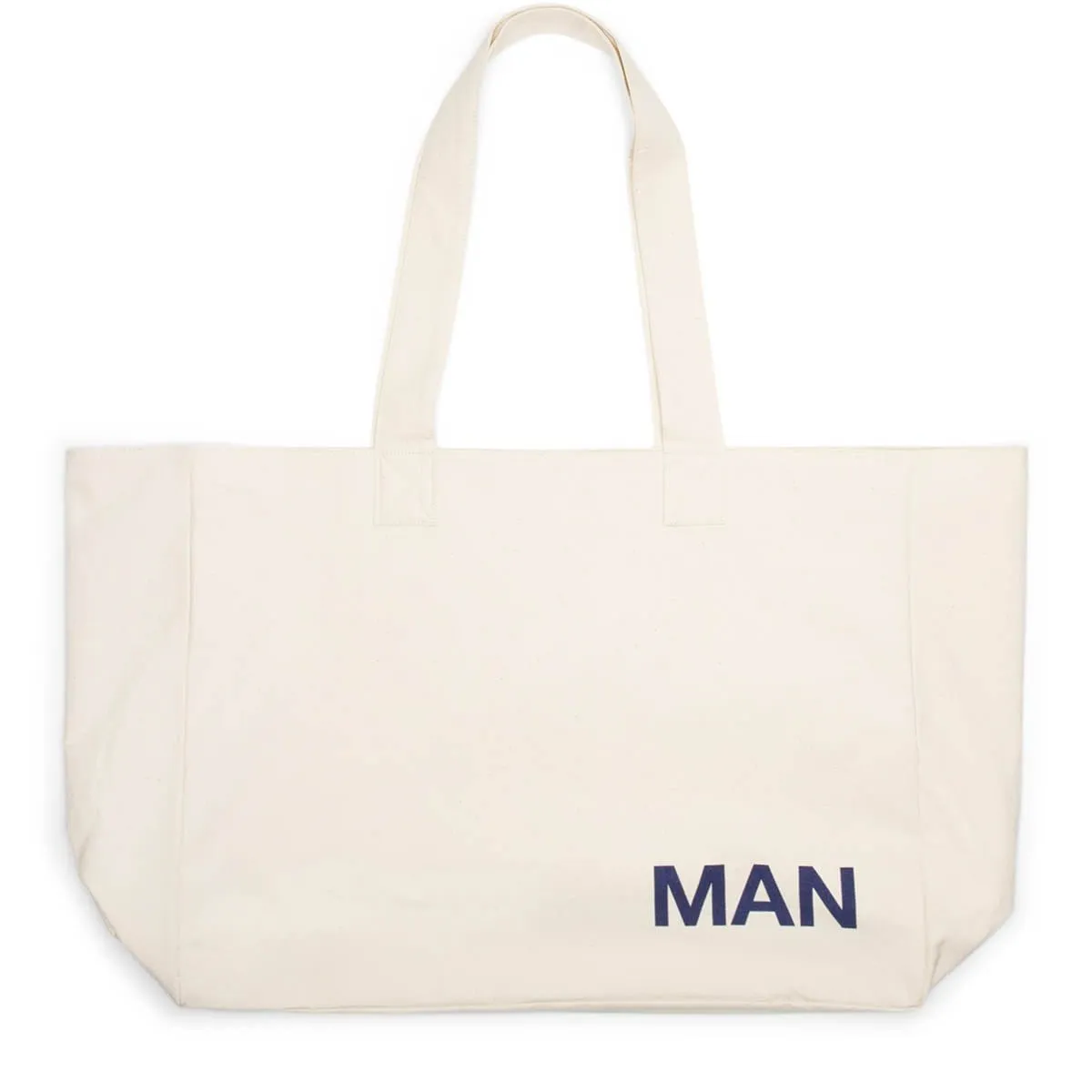 MAN Print Bag Natural/Navy