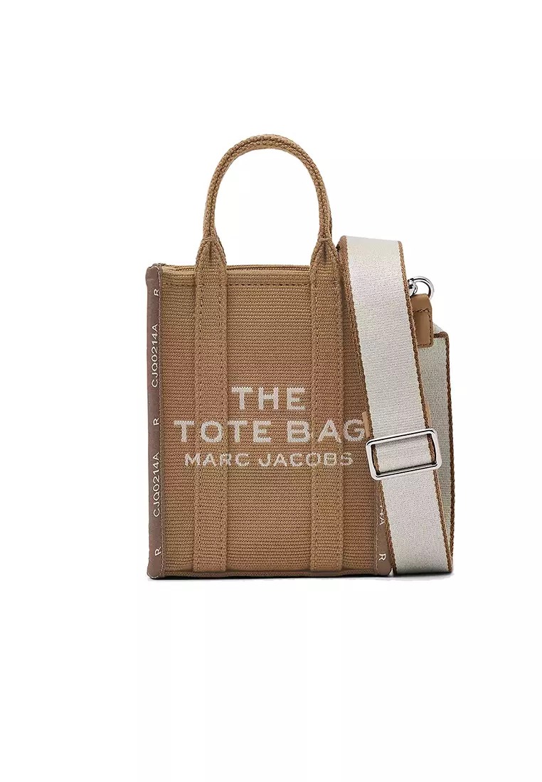 Marc Jacobs MARC JACOBS The Jacquard Mini Tote Bag Camel 2R3HCR027H01