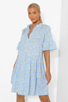 Maternity Daisy Tiered Smock Dress