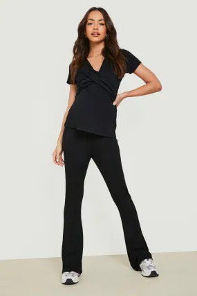 Maternity Flare Over Bump Leggings
