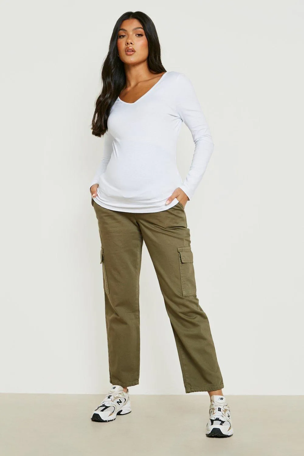 Maternity Over Bump Cargo Pants