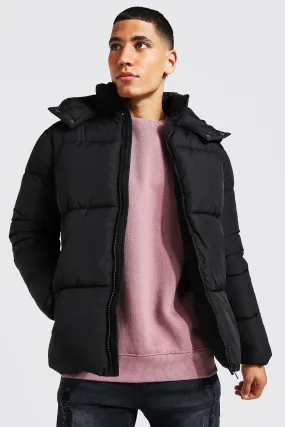 Matt Panel Puffer Jacket