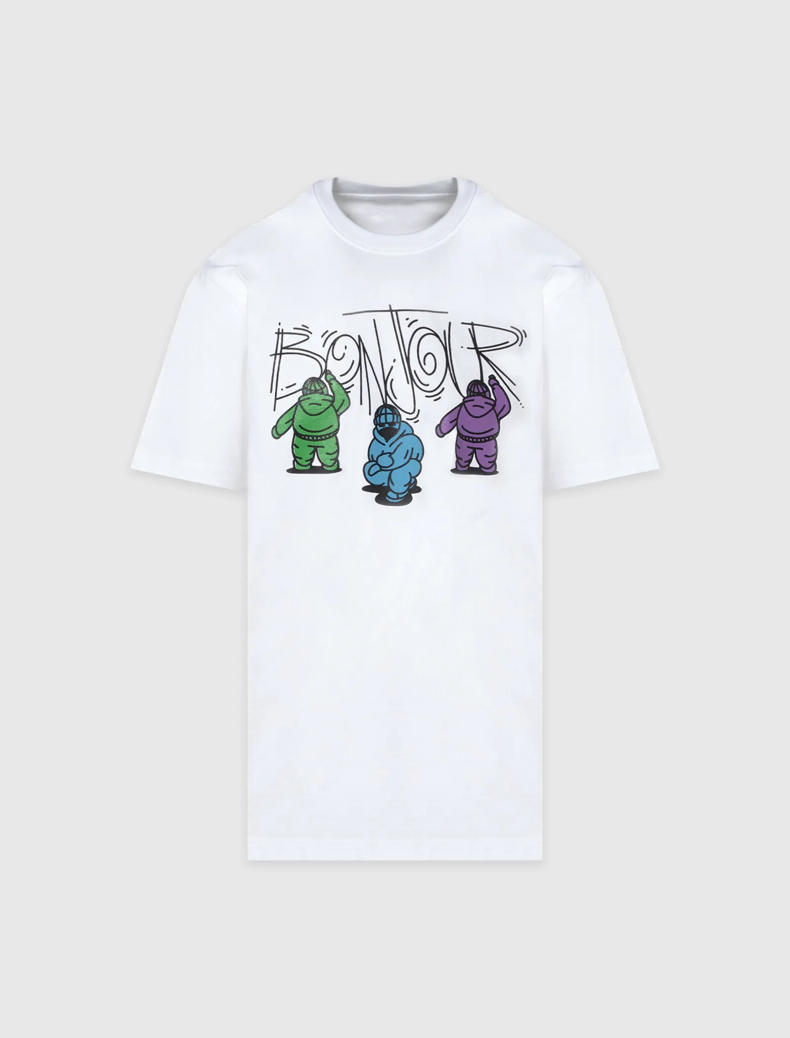 MA®KET BONJOUR SHORT SLEEVE TEE   BLACK