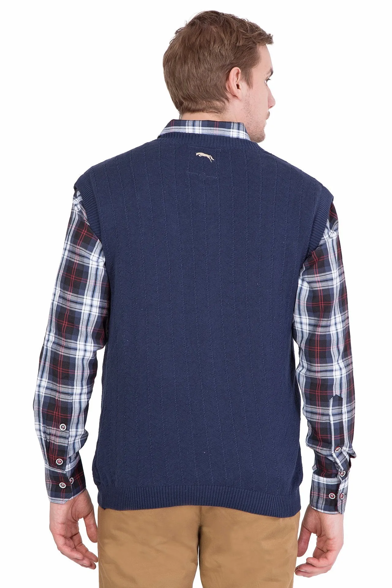 Men Half Sleeve Cotton Sweater