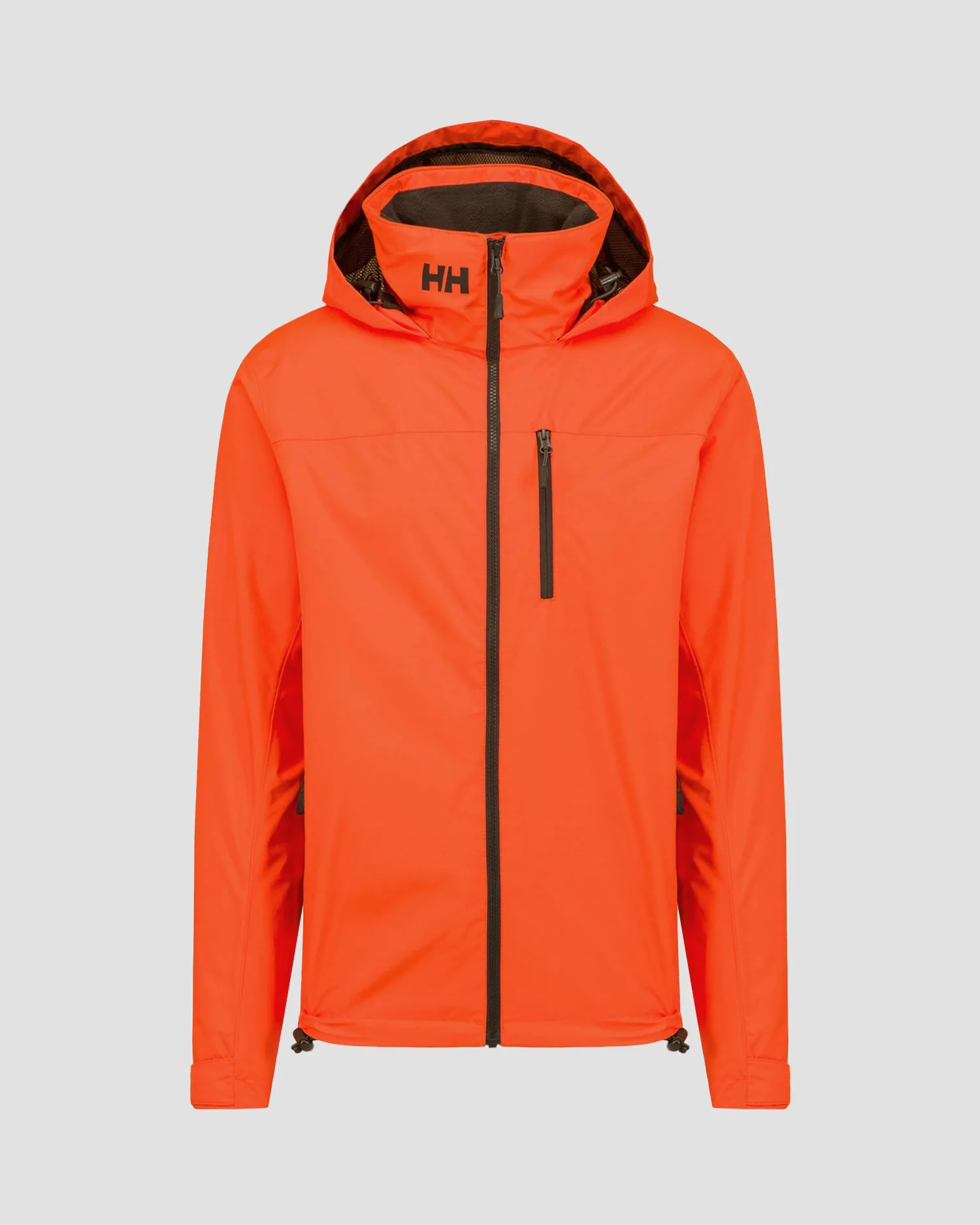 Men's orange Helly Hansen Crew Hooded Jacket 2.0 34443-307