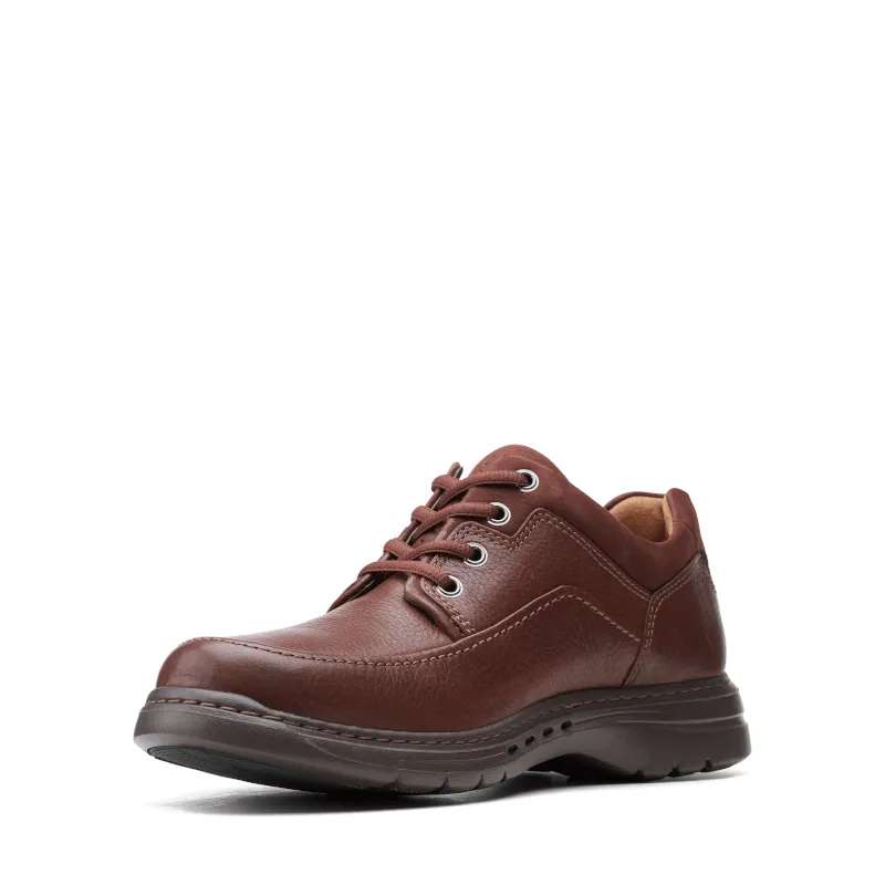 Men’s Clarks Un Brawley Lace – Mahogany