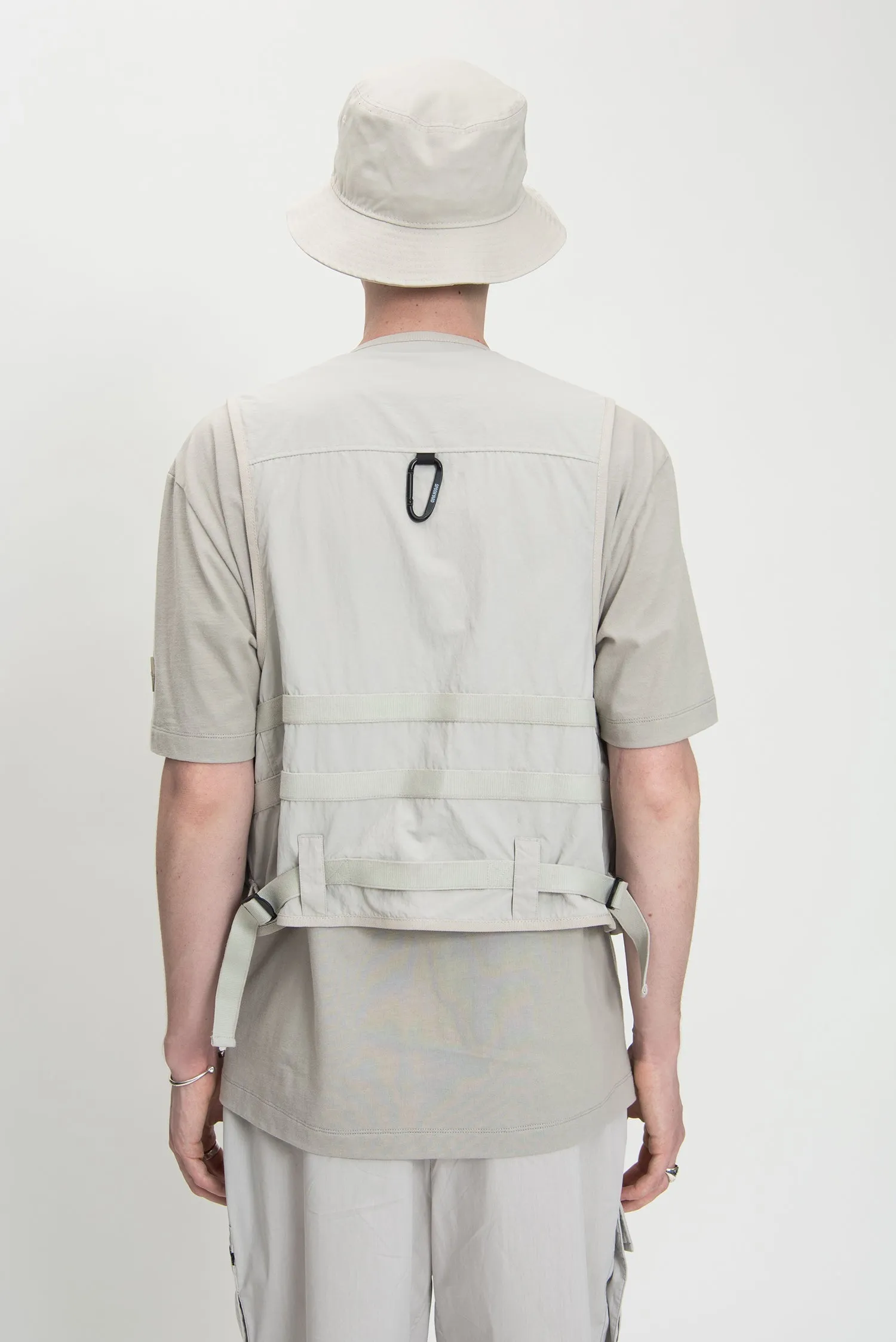 MENS NYLON MULTI POCKETS FASHION VEST