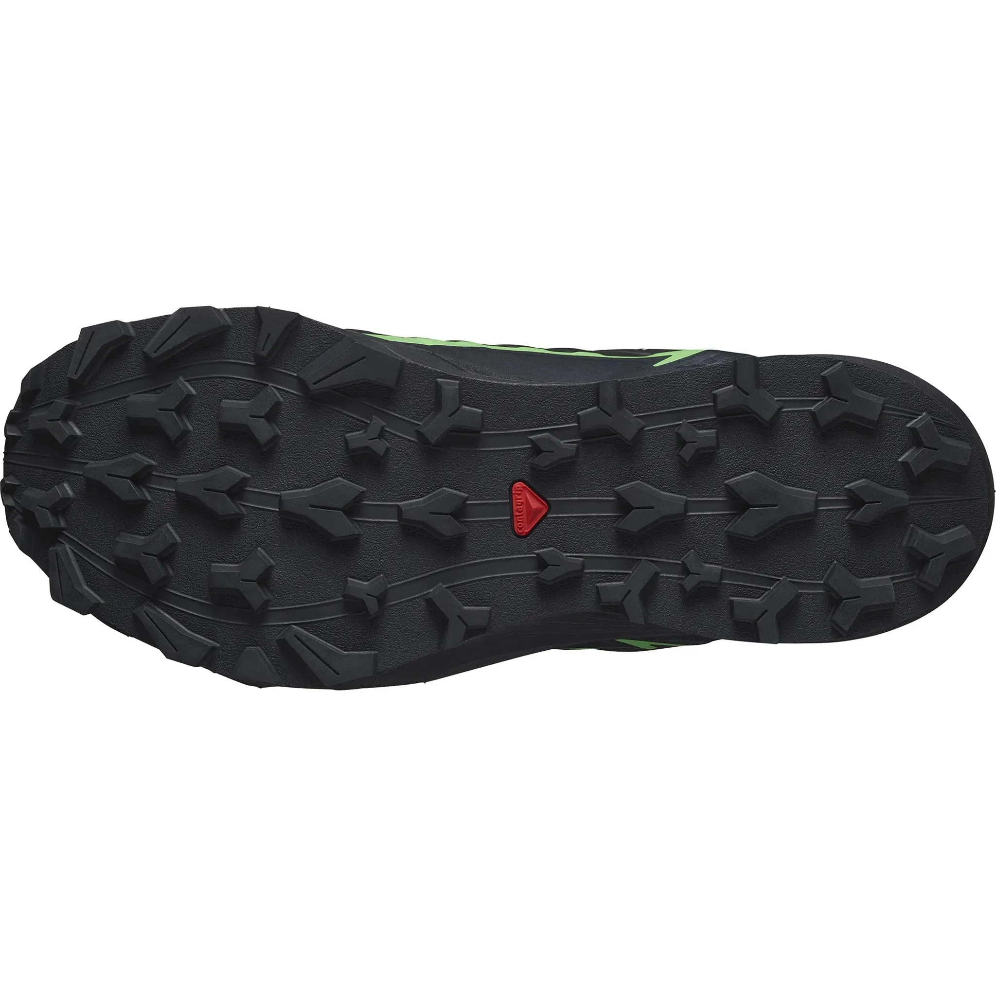 Men's Salomon Thundercross GTX  Black - Green Gecko - Black