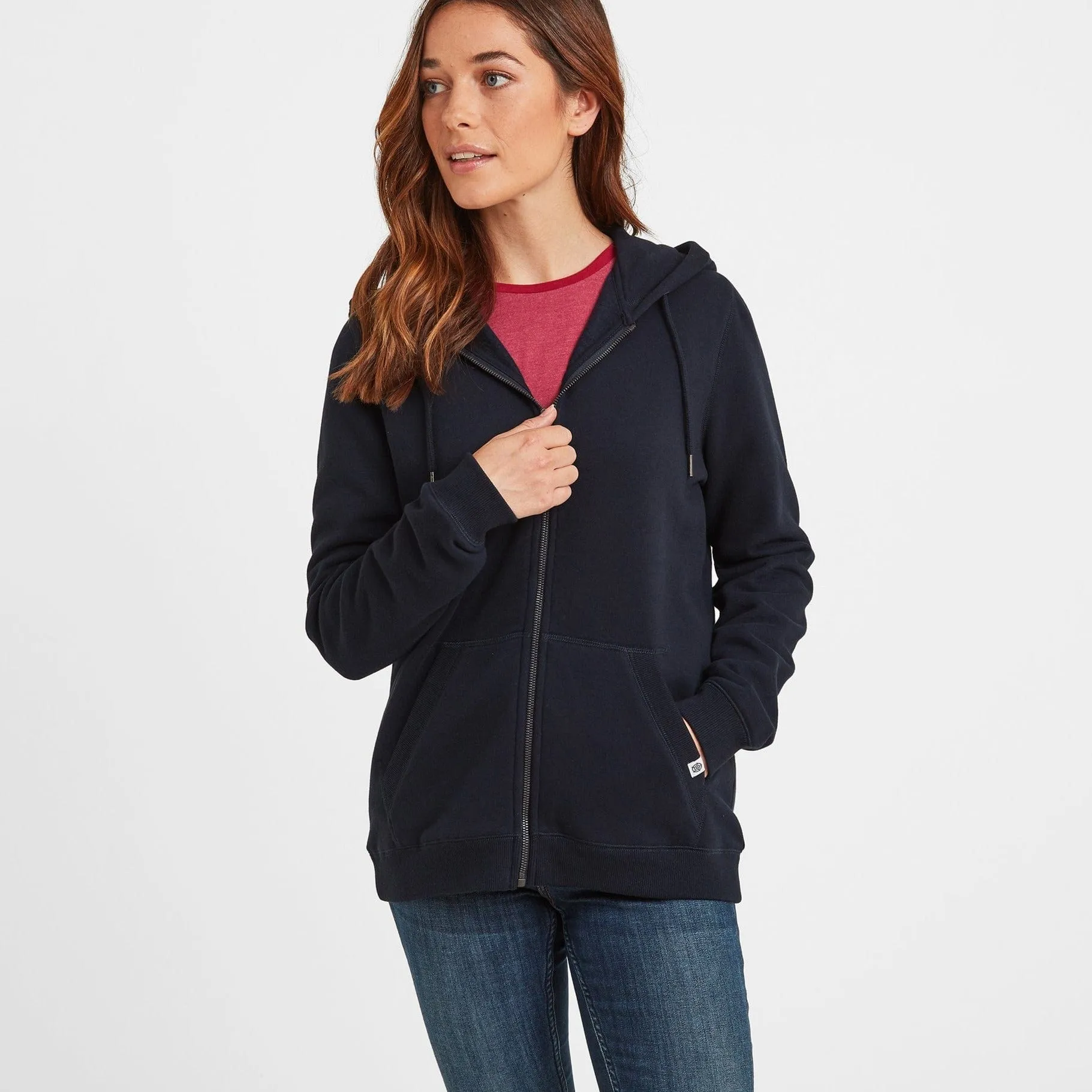 Mia Womens Hoodie - Dark Indigo