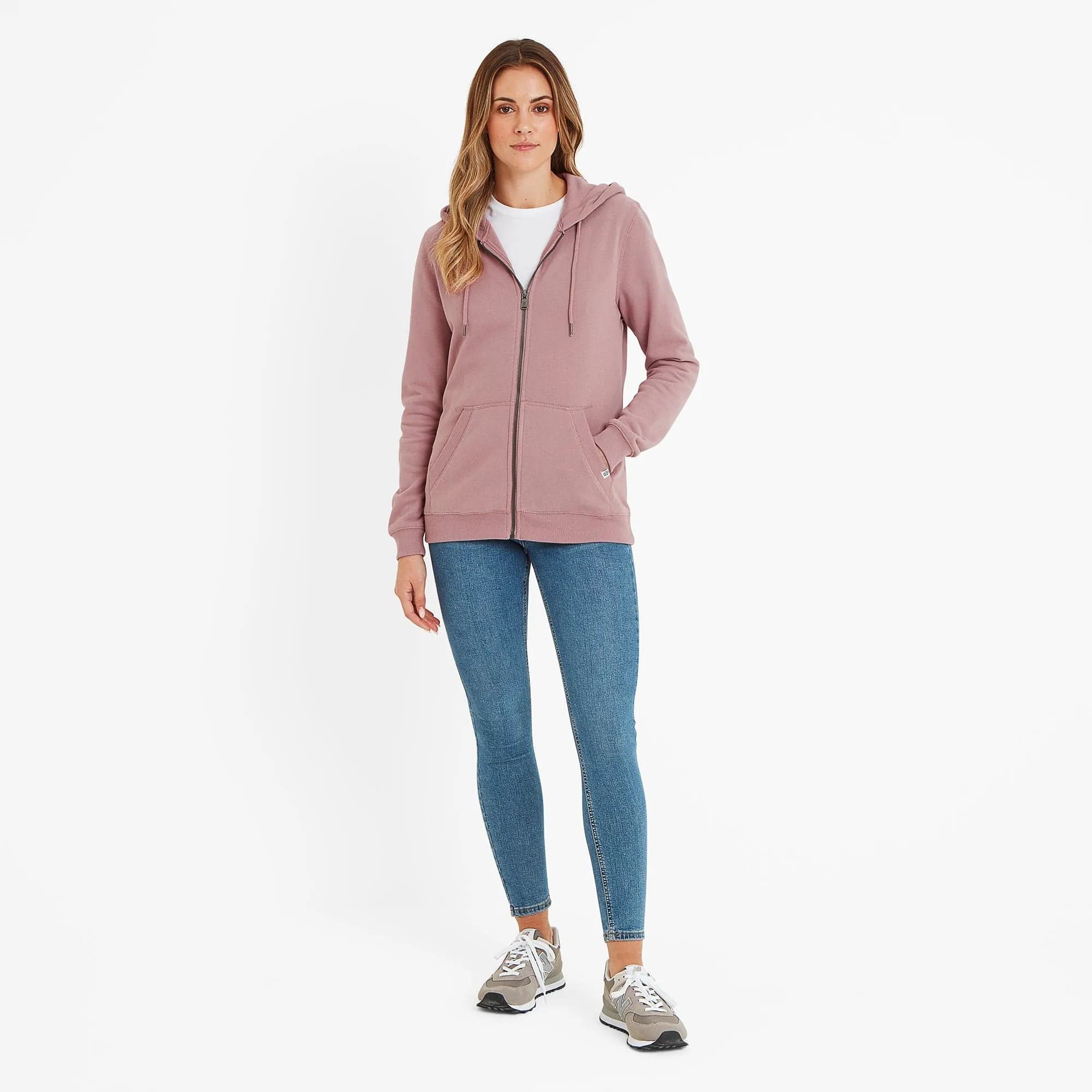 Mia Womens Hoodie - Faded Pink