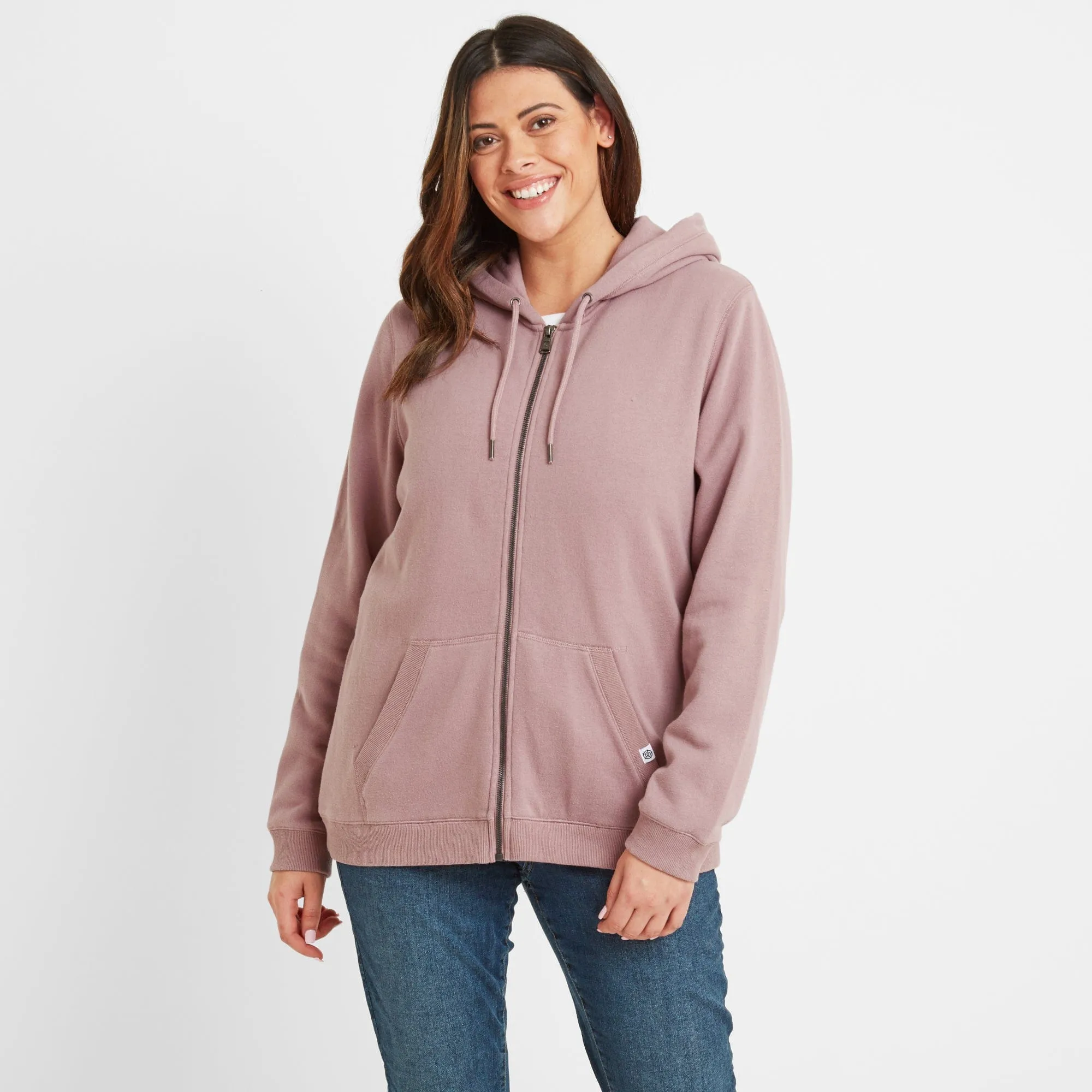 Mia Womens Hoodie - Faded Pink