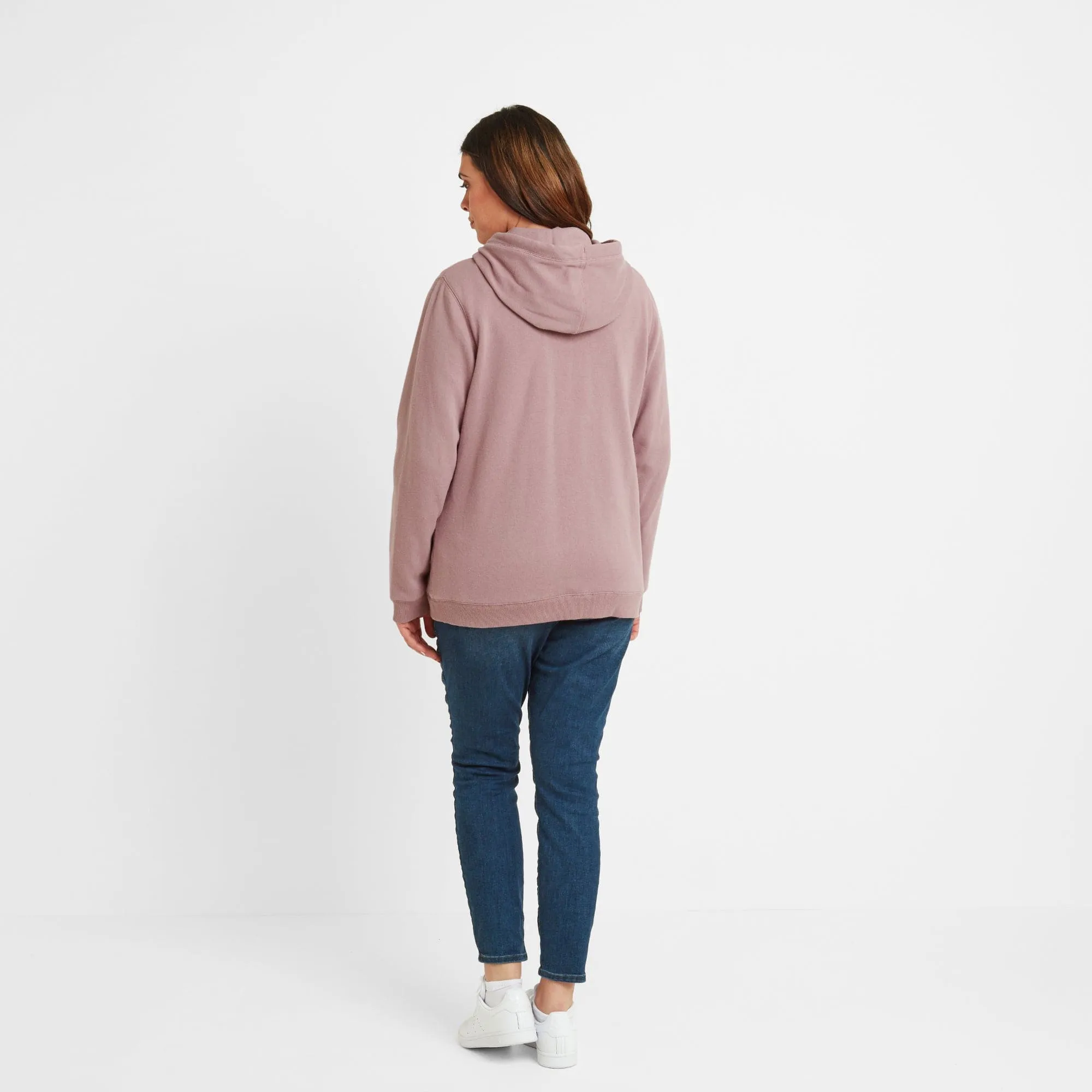 Mia Womens Hoodie - Faded Pink