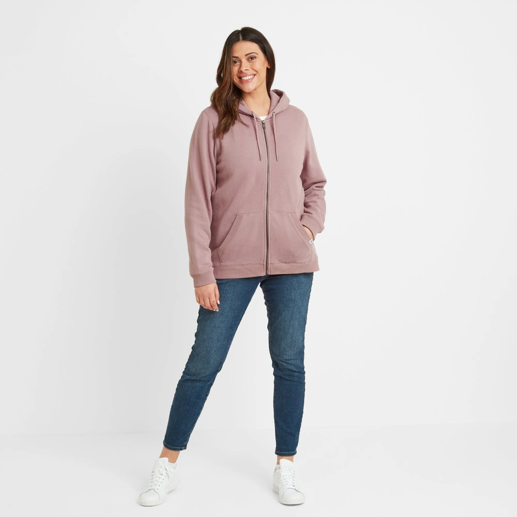 Mia Womens Hoodie - Faded Pink