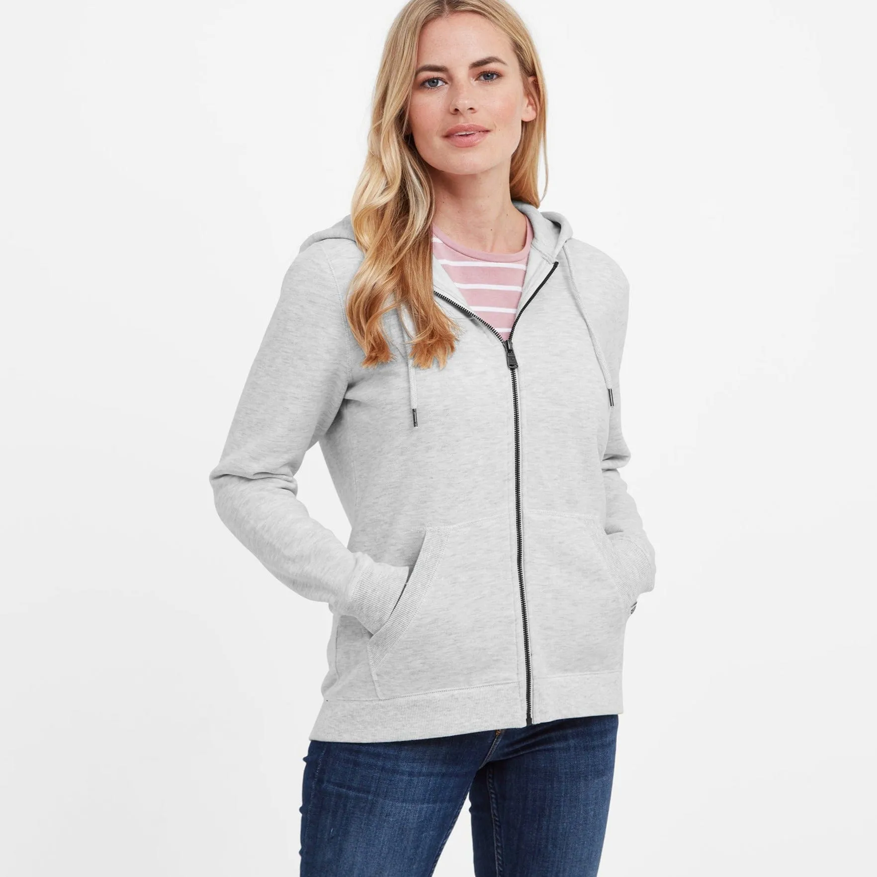 Mia Womens Hoodie - Ice Grey